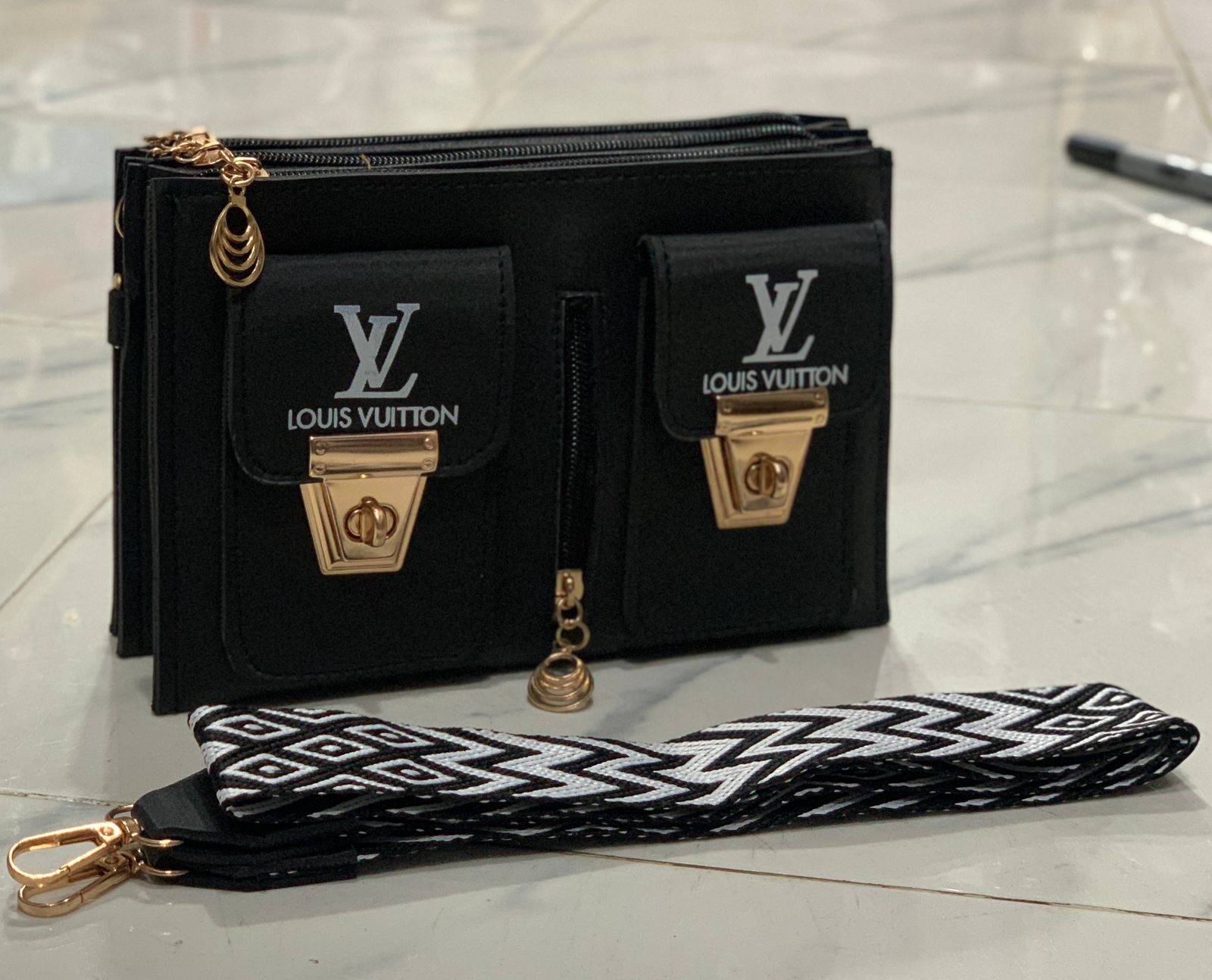 LV 2 Pocket Side Crossbody – High Quality Stylish Design